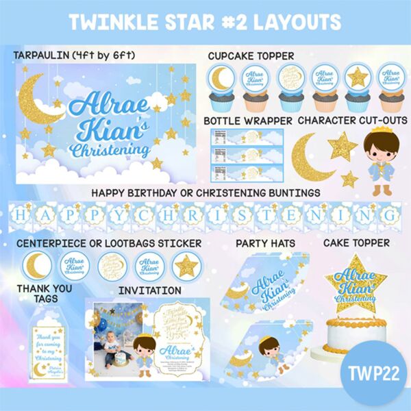 Twinkle Star #2 Party Layouts Thumbnail