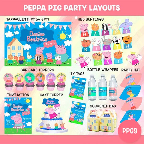 Peppa Pig Party Layouts Thumbnail