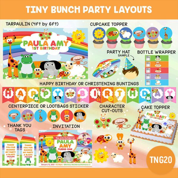 Tiny Bunch Party Layouts Thumbnail