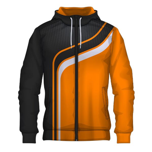 Black & Orange Curve Lines Thumbnail