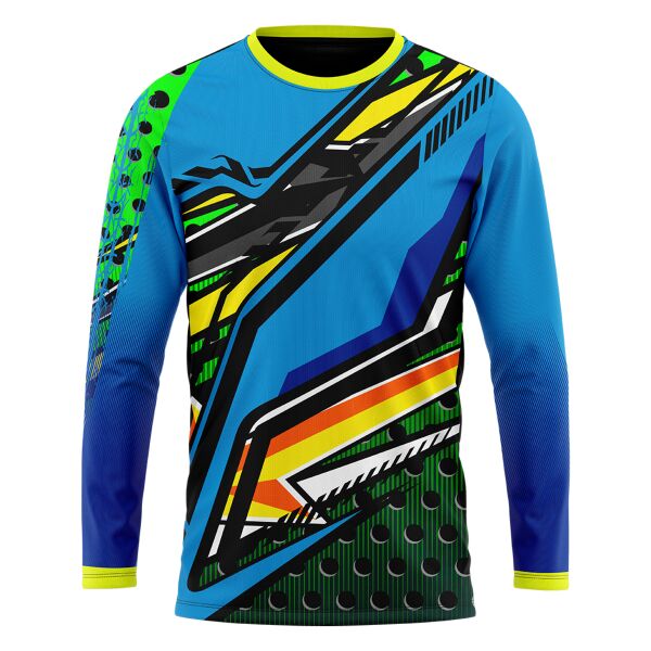 Blue Rider Full Print Long Sleeve Shirt Thumbnail