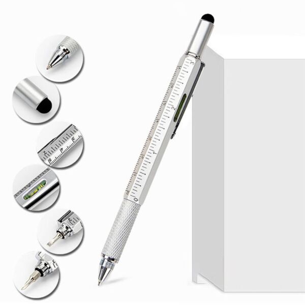 6 in 1 Leveler Pen with Stylus Thumbnail