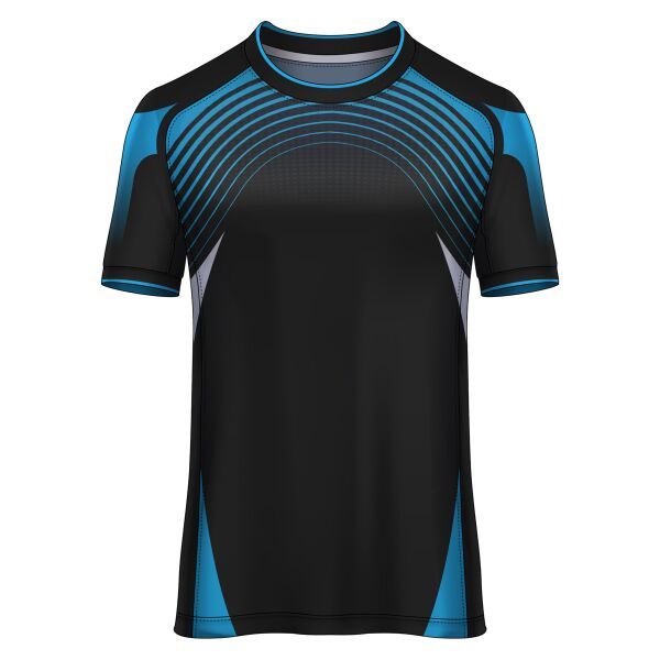 Stripe Lines Design Esport Full Print Roundneck Shirt Thumbnail