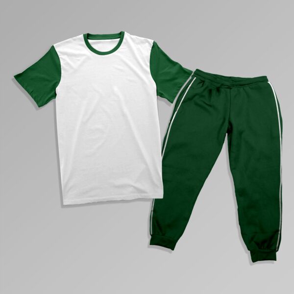 Cotton Combi T-shirt and Jogging Pants Thumbnail