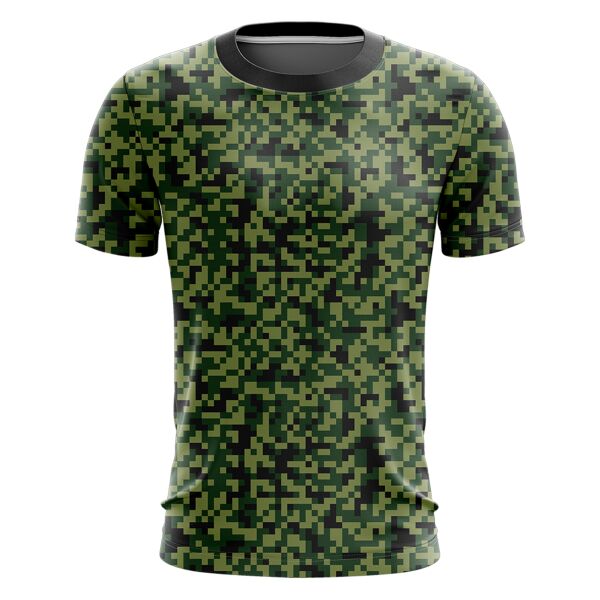 Camouflage Design Full Print Roundneck Shirt Thumbnail