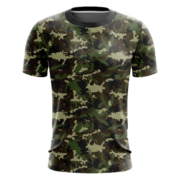 Camouflage Design Full Print Roundneck Shirt Thumbnail