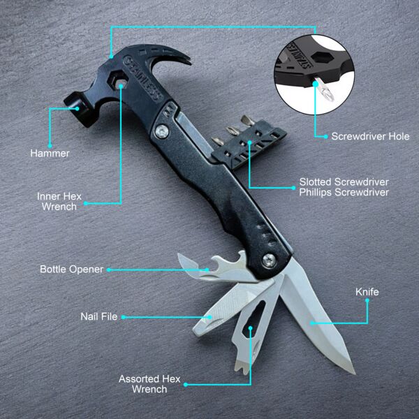 Multifunctional Handle Tool Hammer Thumbnail