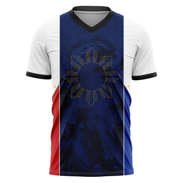 Philippine Design V-Neck Shirt Full Print Sublimation Thumbnail