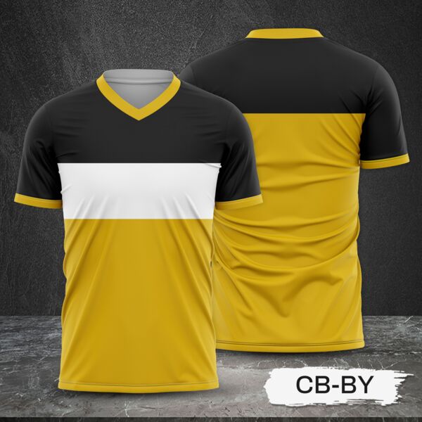 Tricolor Combination Design with Full Print Sublimation Shirt Thumbnail