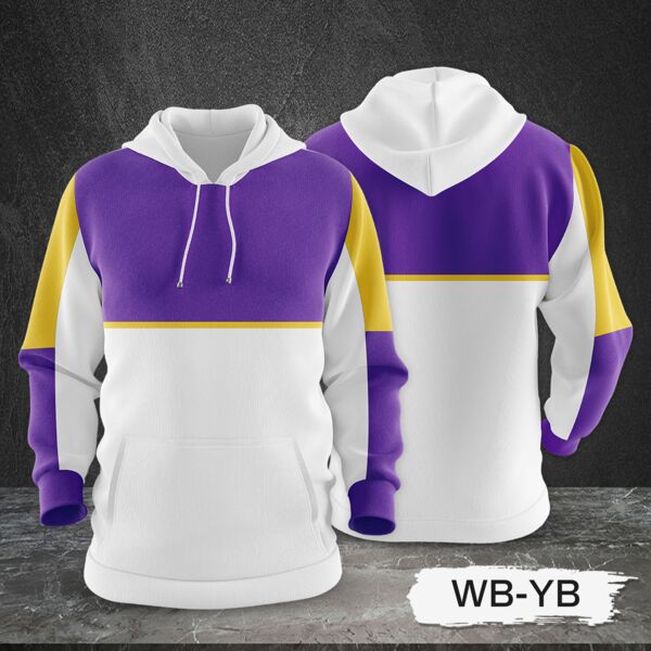 3 Color Combination Hoodie Jacket Full Print Sublimation Thumbnail