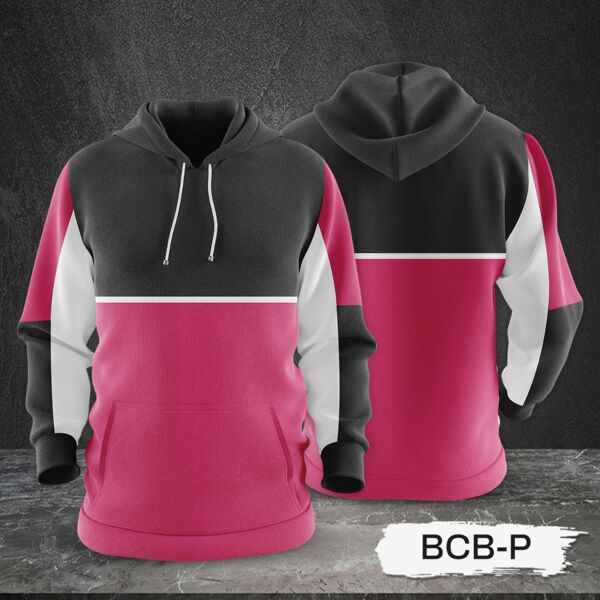 3 Color Combination Hoodie Jacket Full Print Sublimation Thumbnail
