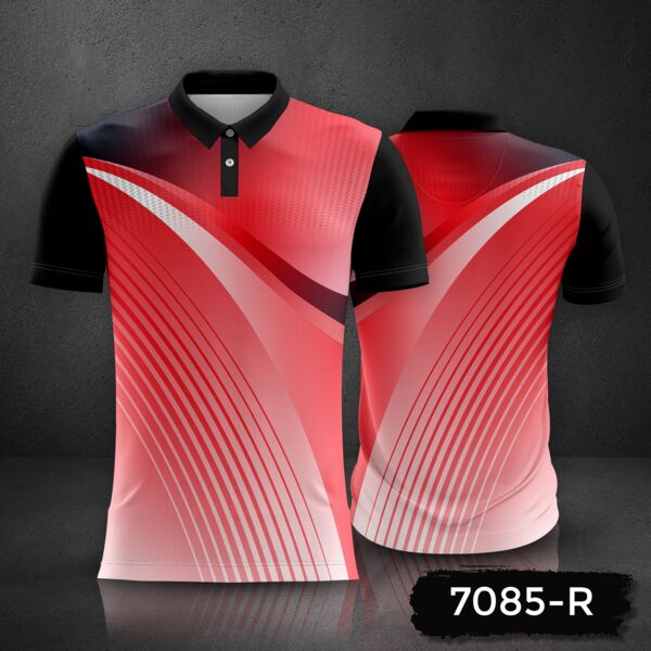 Gradient Design Esport Jersey Uniform Polo Shirt Full Print Sublimation Thumbnail