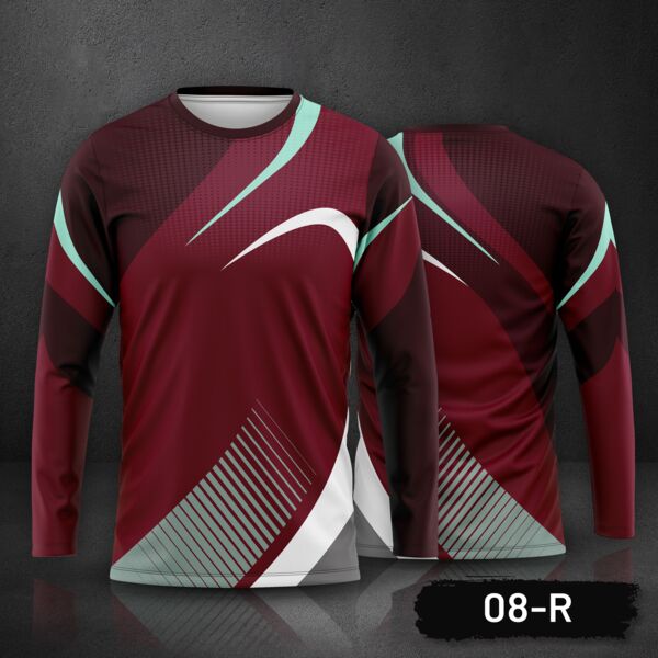 Premium Vector Jersey Design Long Sleeve Full Print Sublimation Thumbnail