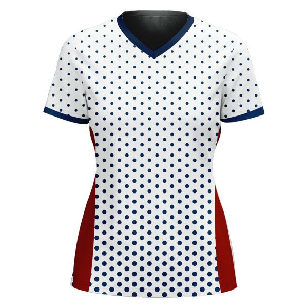 V-neck Volleyball Jersey Full Print Sublimation Thumbnail