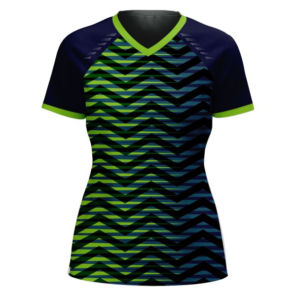V-neck Volleyball Jersey Full Print Sublimation Thumbnail