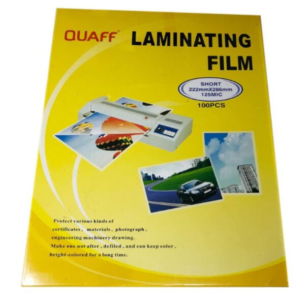 Quaff 250mic Laminating Film 216x303 (A4) Per Sheet Thumbnail