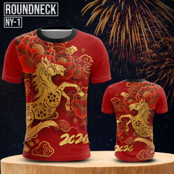 Year of the Horse New Year Shirt Full Print Sublimation Thumbnail
