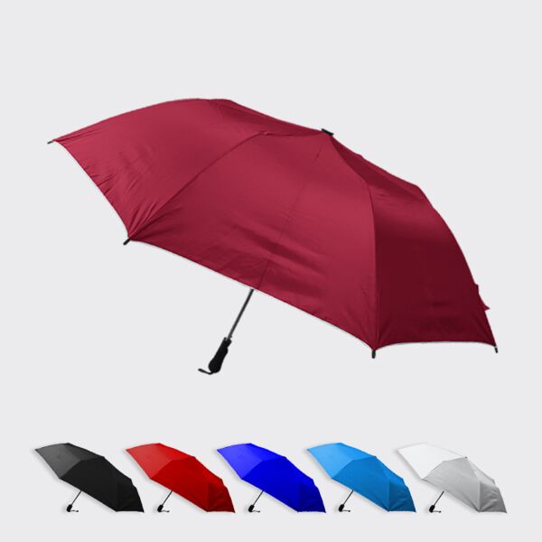 30" Semi Automatic 2 Fold Umbrella Thumbnail