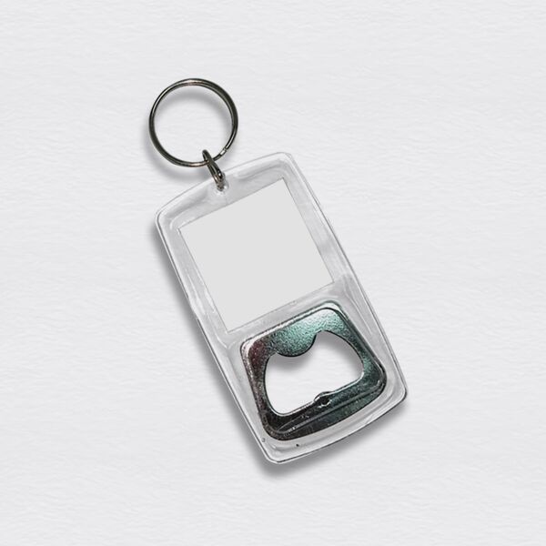 Acrylic Bottle Opener Keychain - K32 Thumbnail