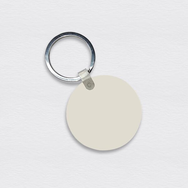 Wooden Circle Keychain Thumbnail