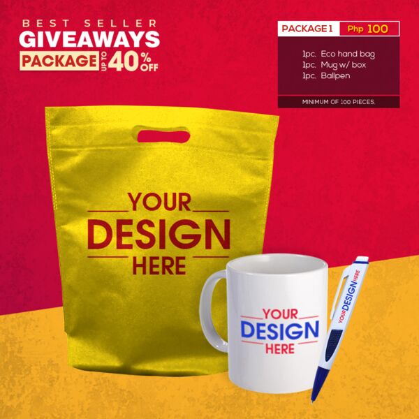 Package 1 - Eco Hand Bag, Mug & Ballpen Thumbnail